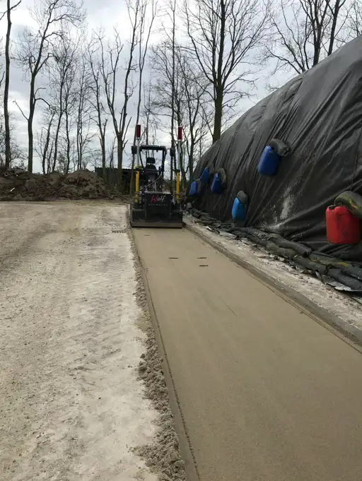 Lasergestuurde shovel