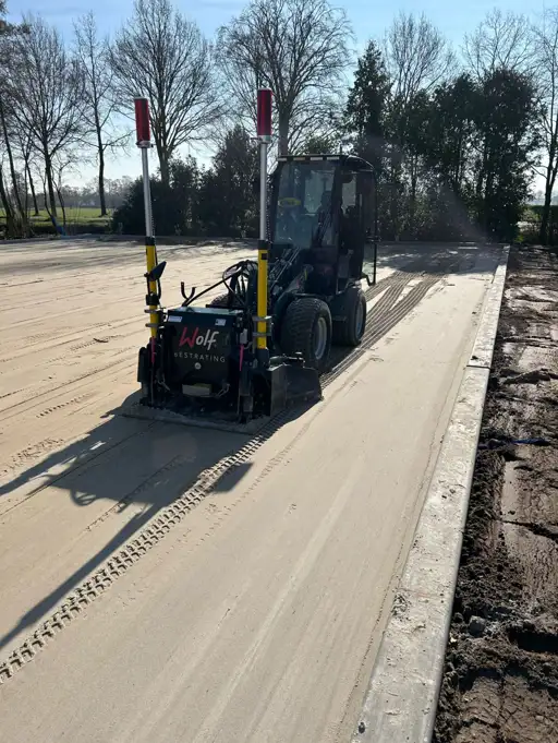 Lasergestuurde shovel