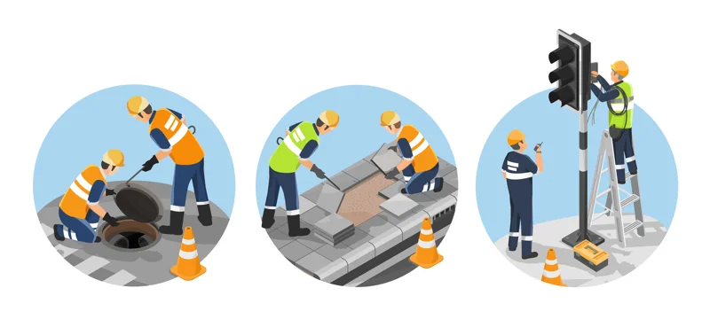 Lasergestuurde shovel